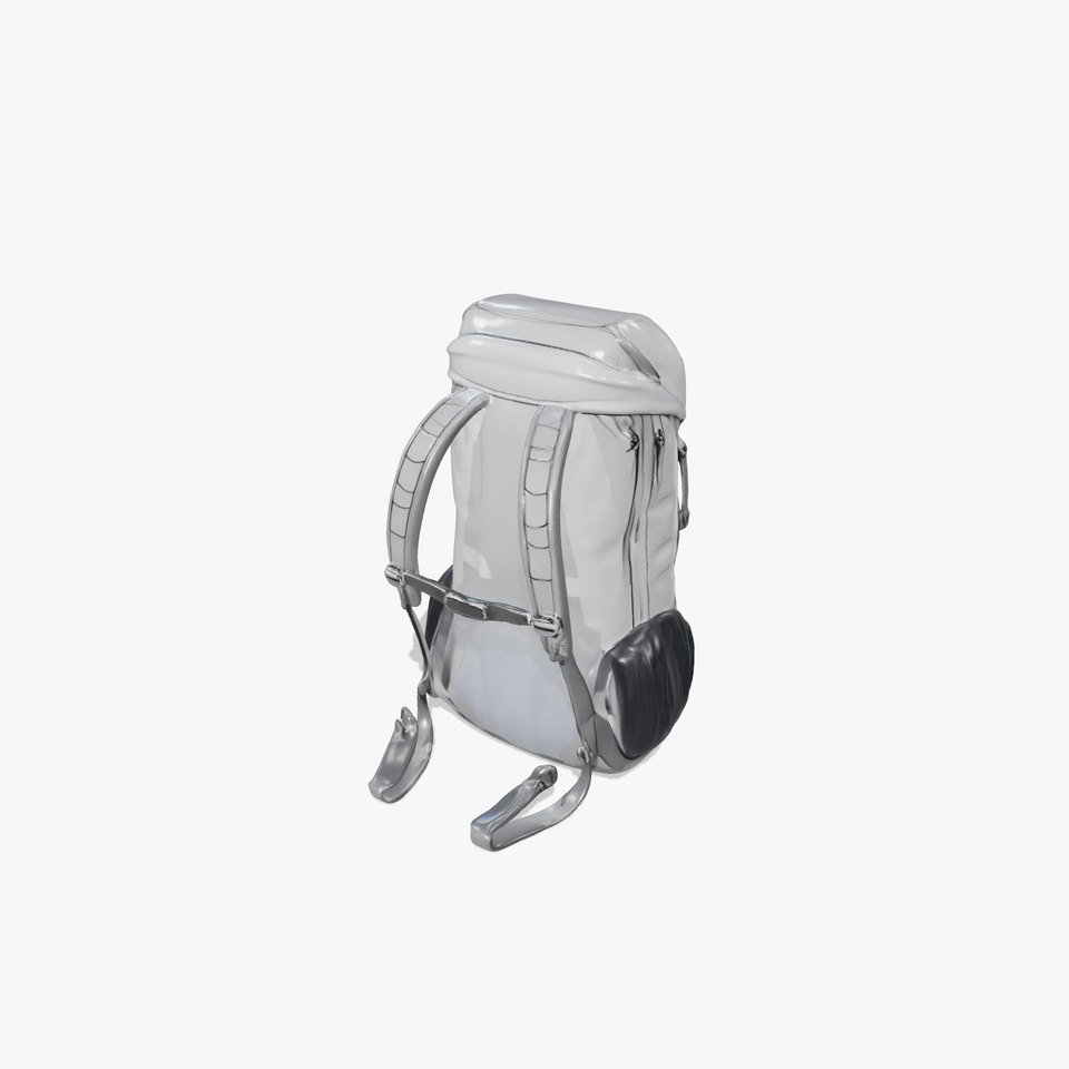 Adventure Gray Backpack model pack